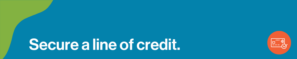 Secure a line of credit.